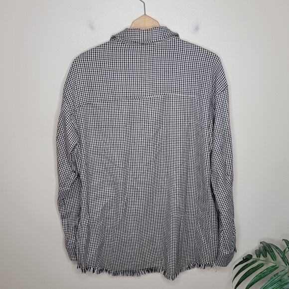 Everyday Chic Boutique | Black Brown Cream Houndstooth Shacket - Picture 6 of 6